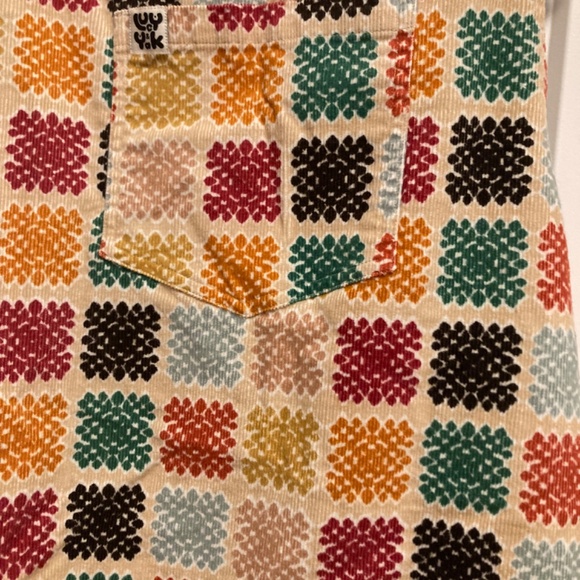 Lucy & Yak multicolor corduroy Mini Pini Dress Size US 18 (UK 22) - Picture 3 of 3